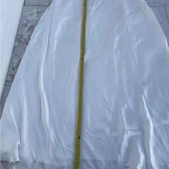 Linea Donatella White and Silver Embellished Dress - Picture 3 of 5